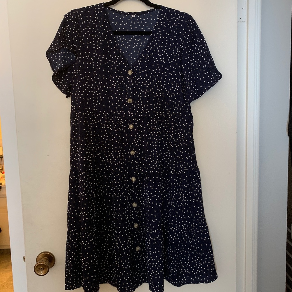 Navy casual dress